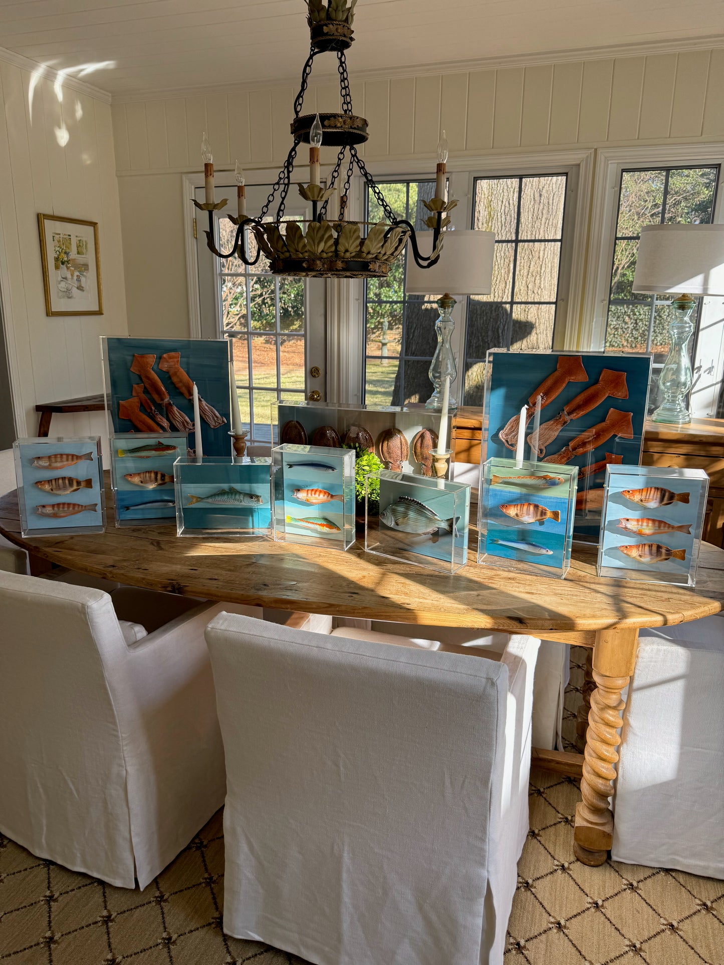 Cuttlefish School - 12"x24"