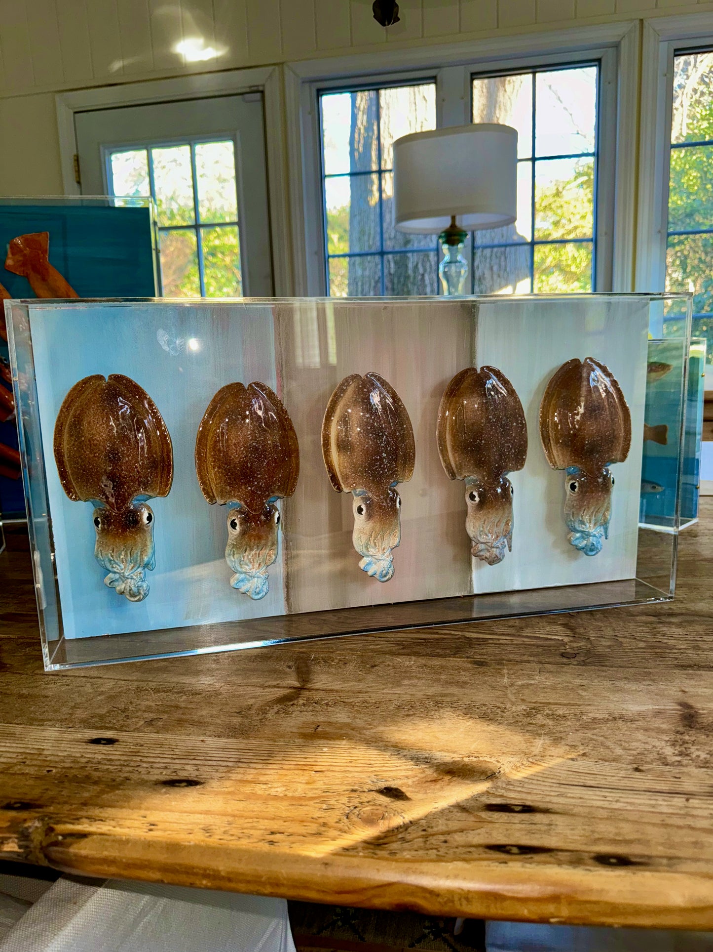 Cuttlefish School - 12"x24"