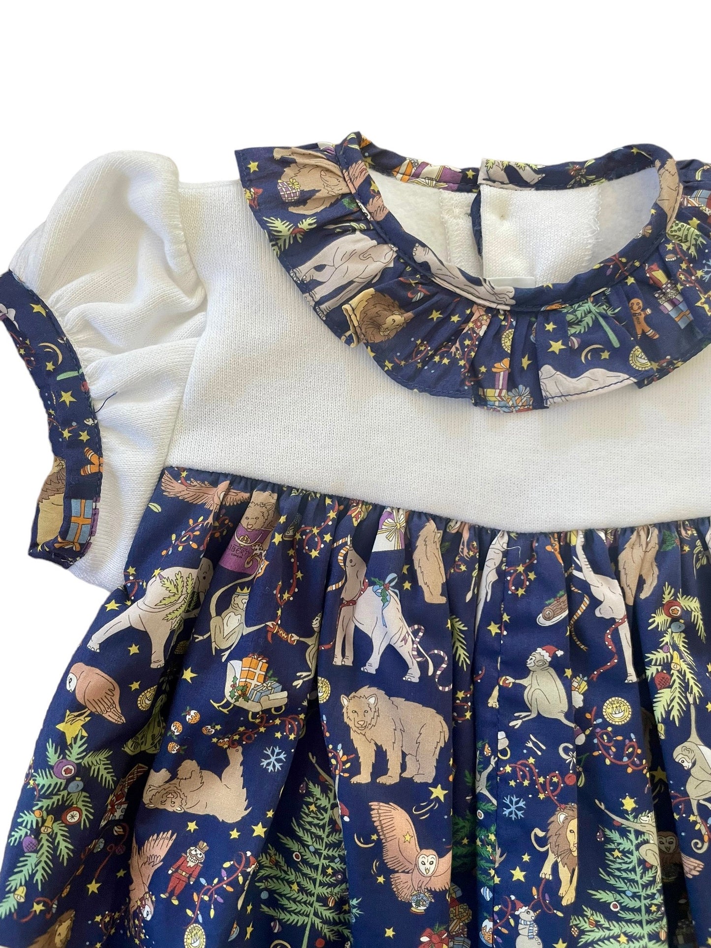 Corso Romper - Holiday Animals Liberty