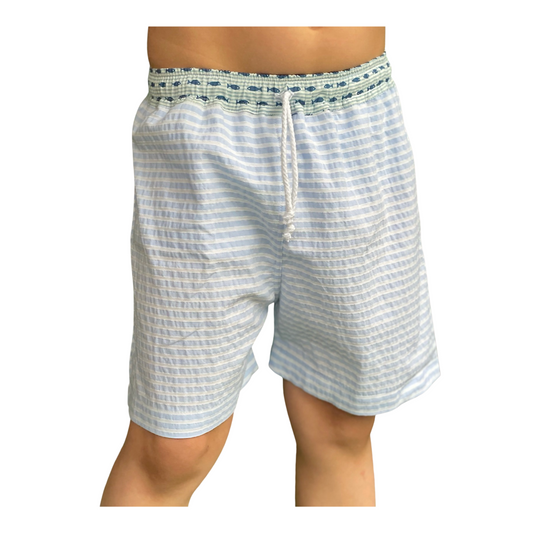 Swim Trunk - Blue Fish