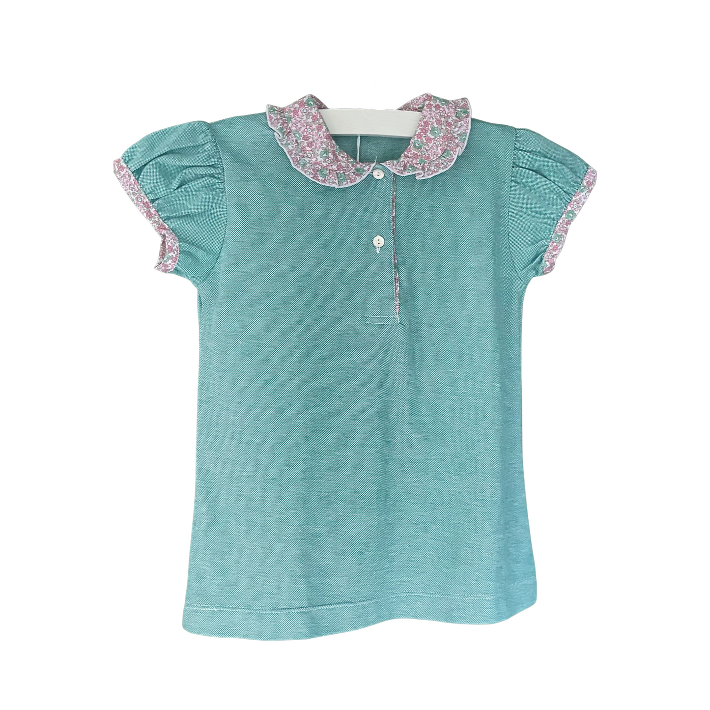 Polo Bimba - Green/Pink Liberty