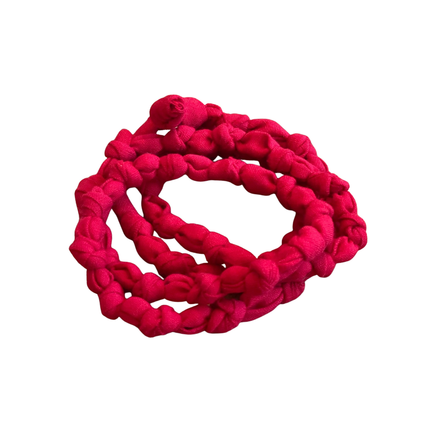 Linen Necklace - Red