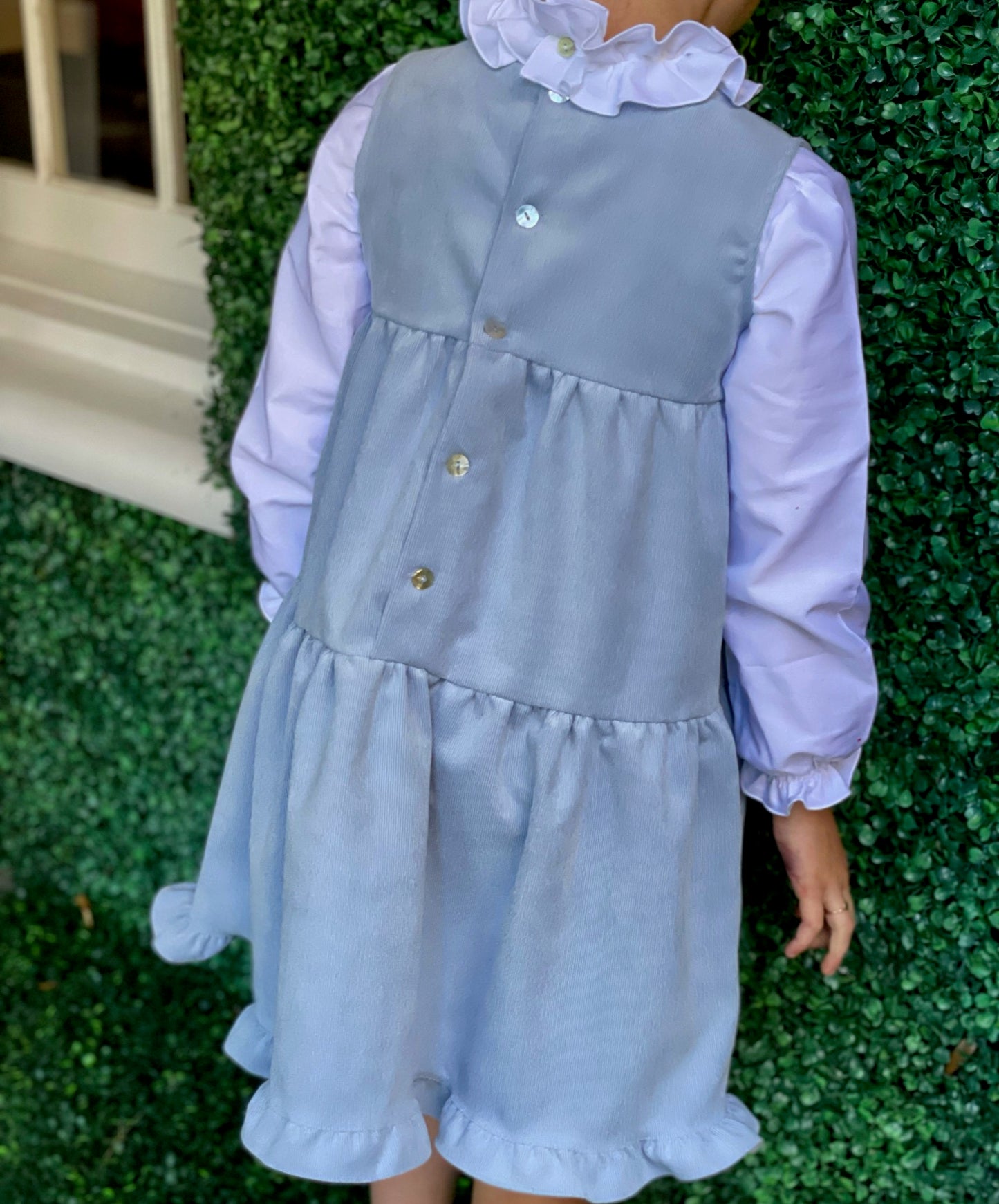 Corduroy Guia Dress - Sky