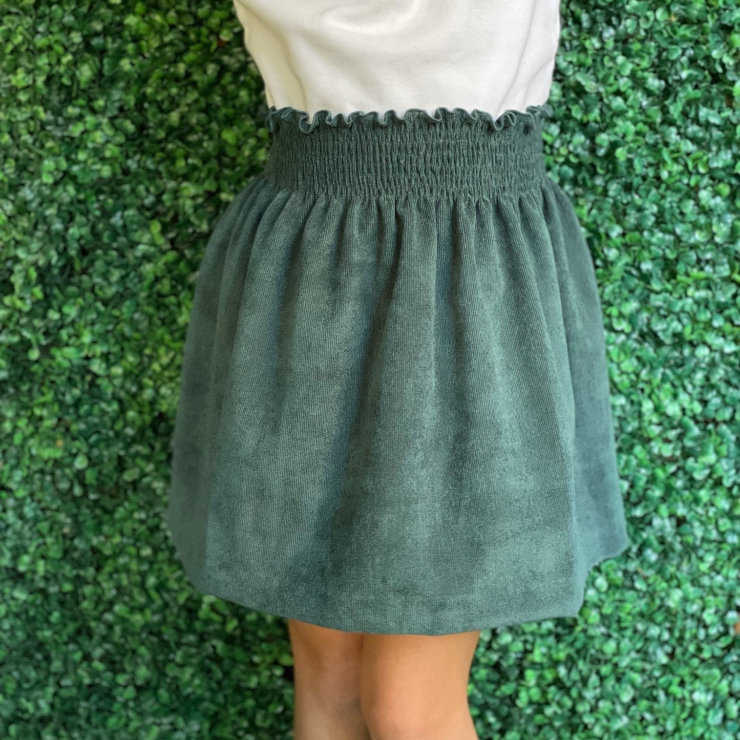 Corduroy Marilia Skirt - Forest