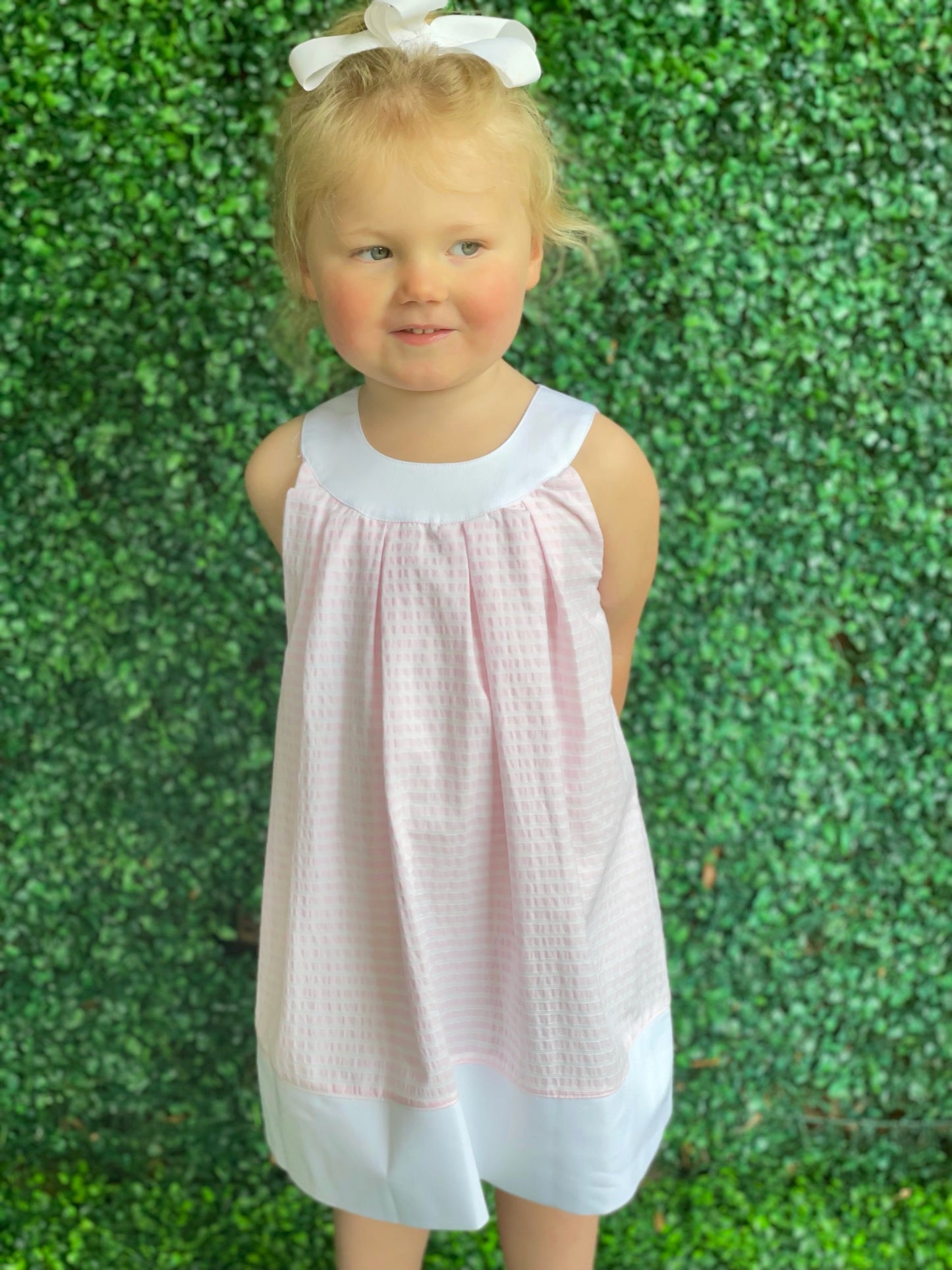 Marinella Dress - Pink Stripe