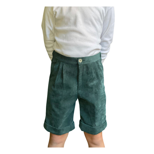 Corduroy Inglese Shorts - Forest