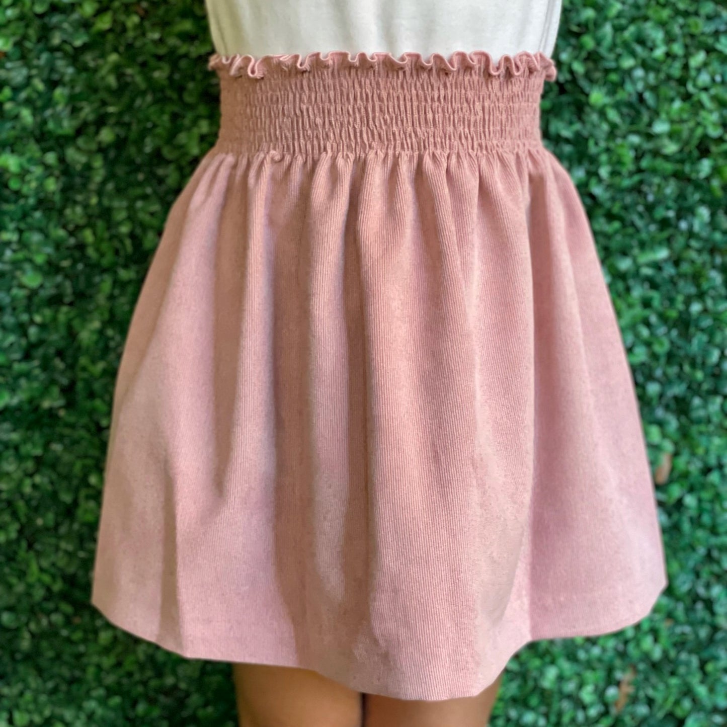 Corduroy Marilia Skirt - Peony