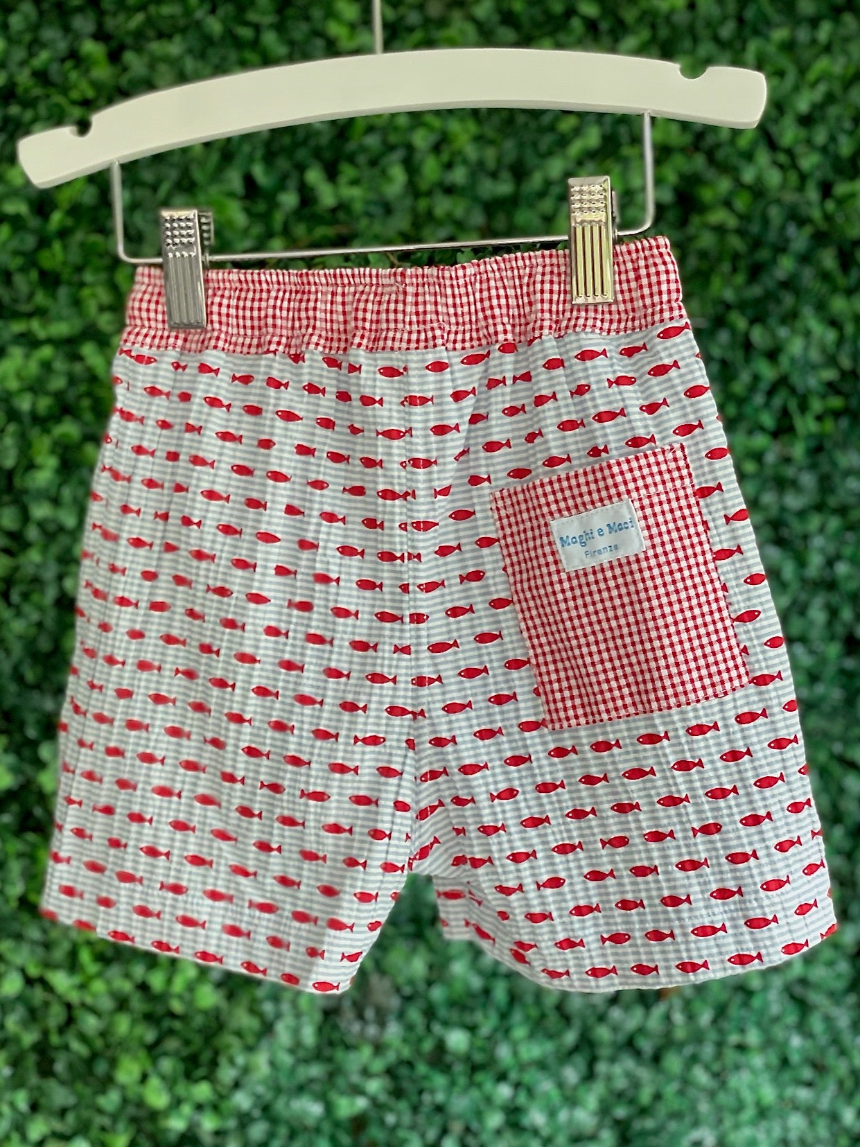 Swim Trunk - Red Fish