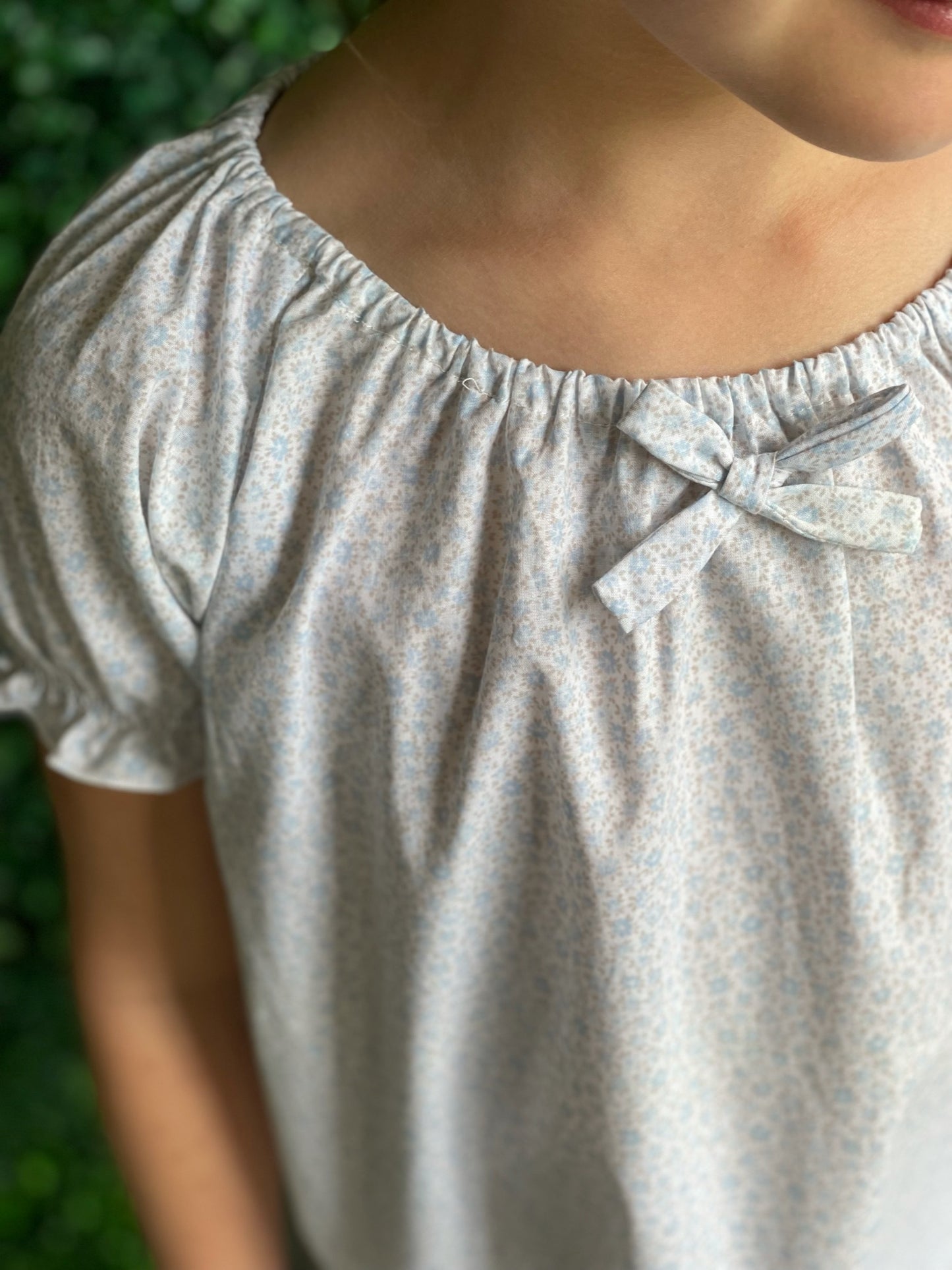 Nightgown - Blue Floral