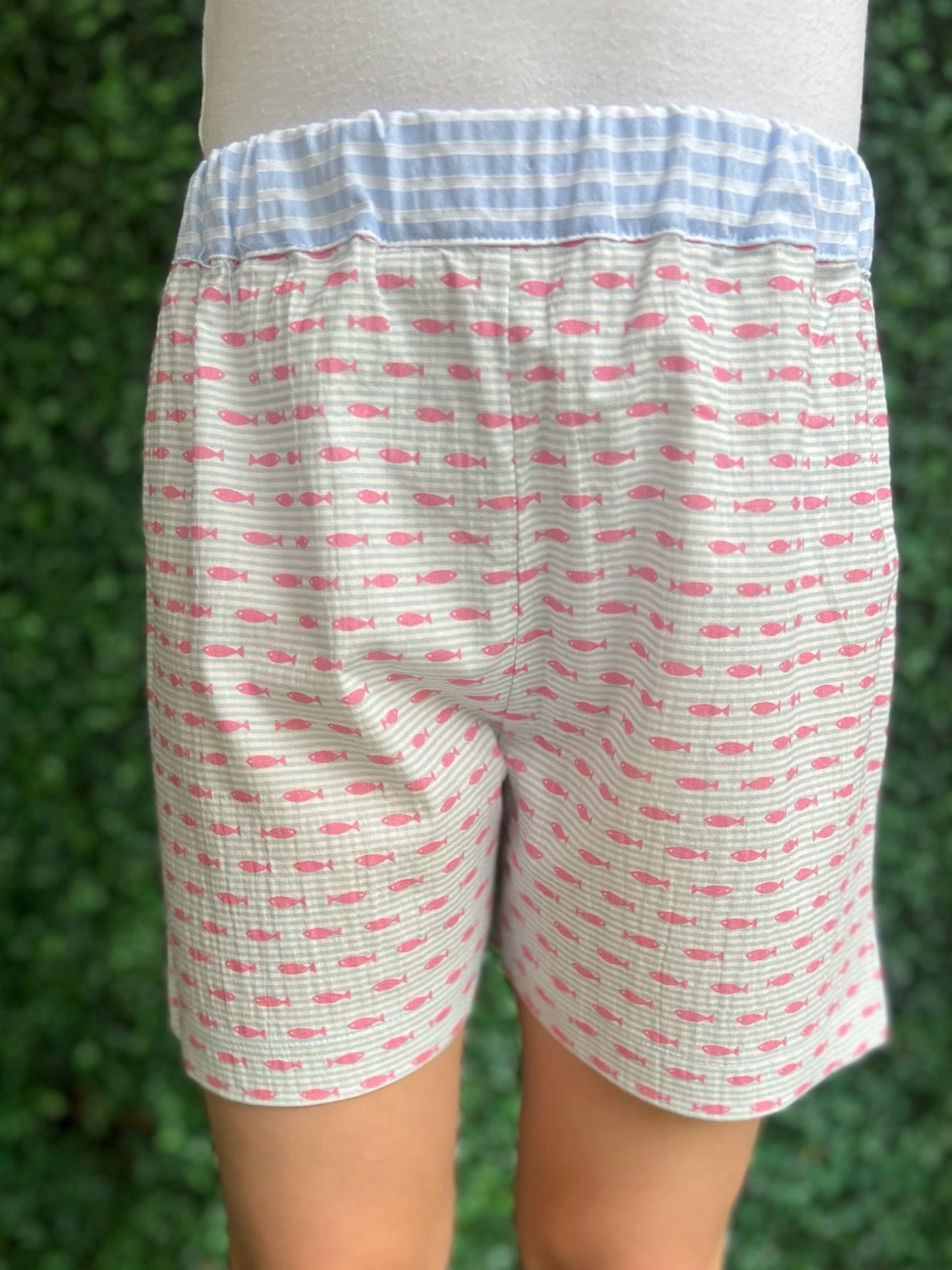 Shorts Pocket - Blue Fish