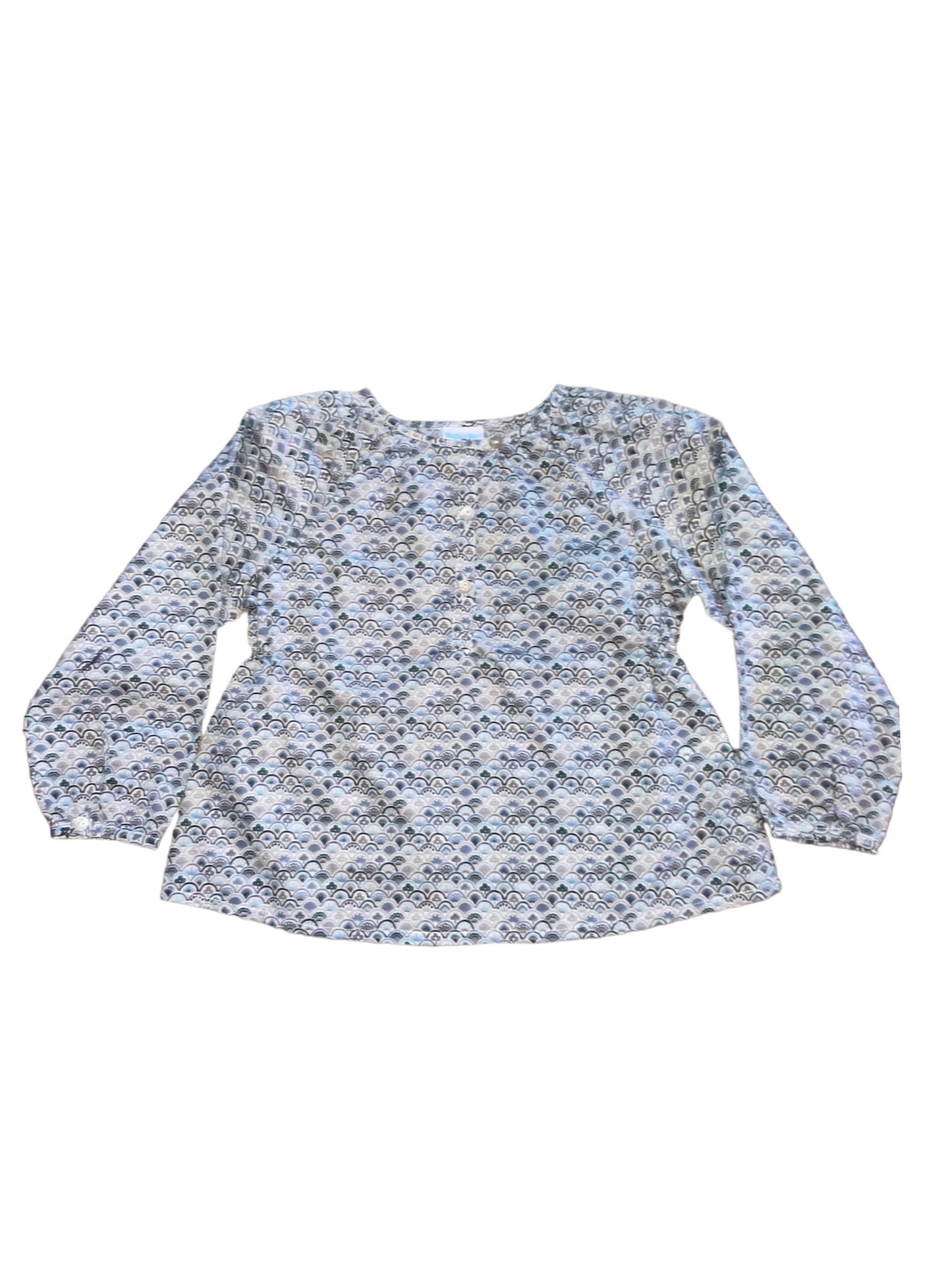 Girl Blouse - Grey Motif
