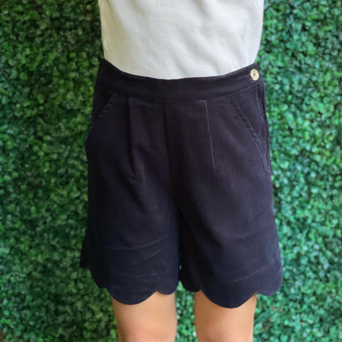 Corduroy Marella Shorts -Navy