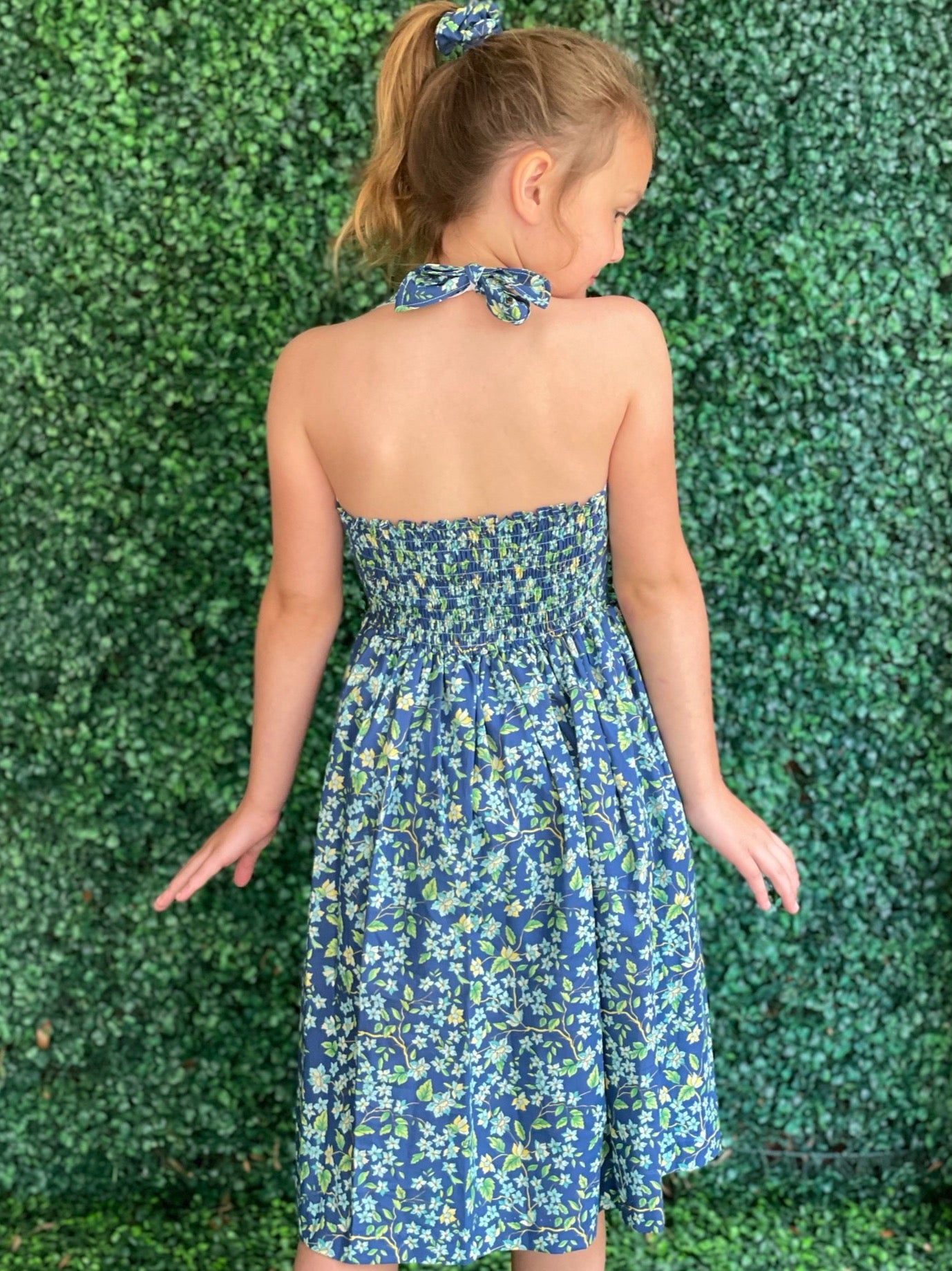 Capri Dress - Blue Floral