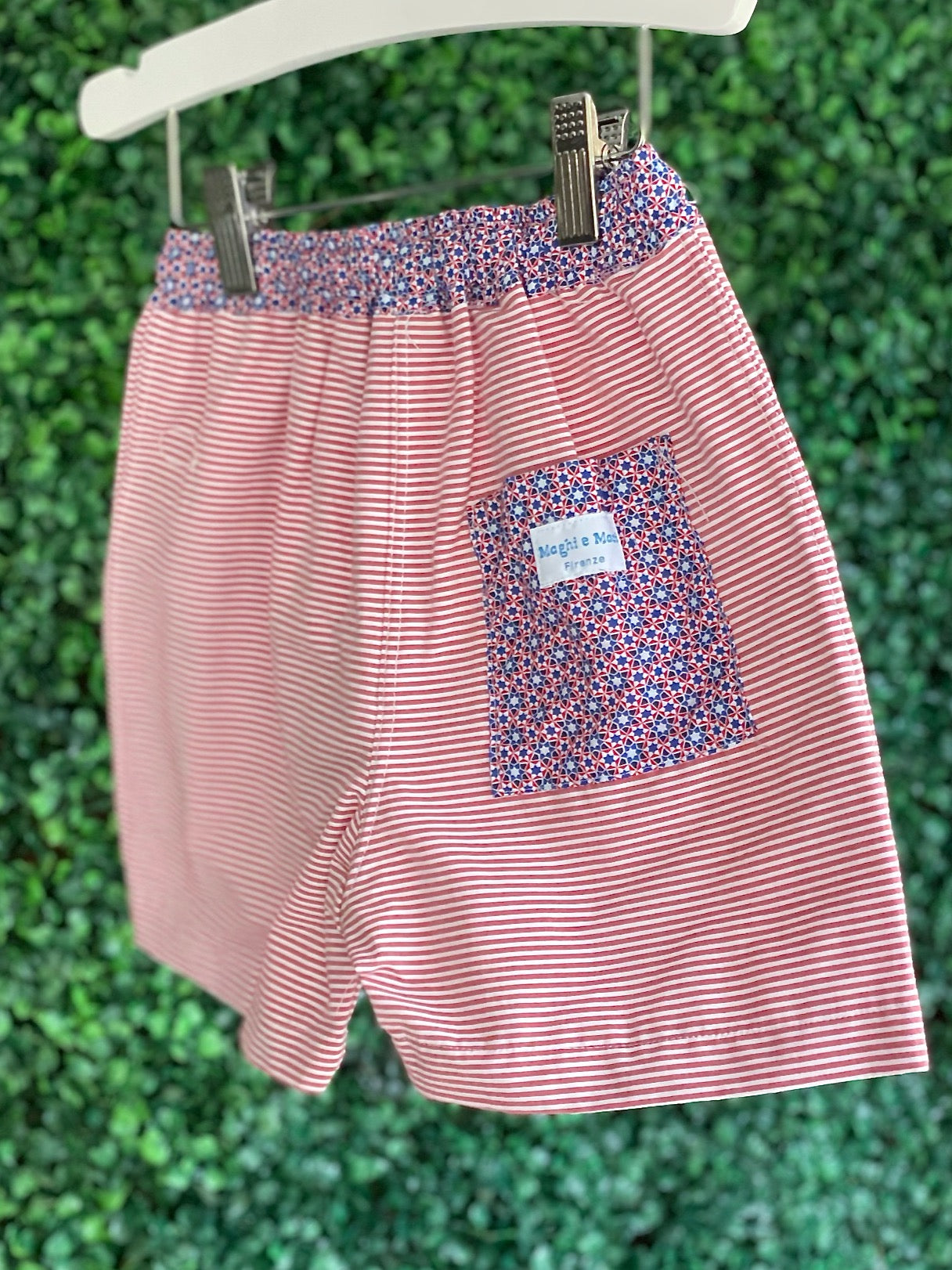 Swim Trunk - Red Stripe