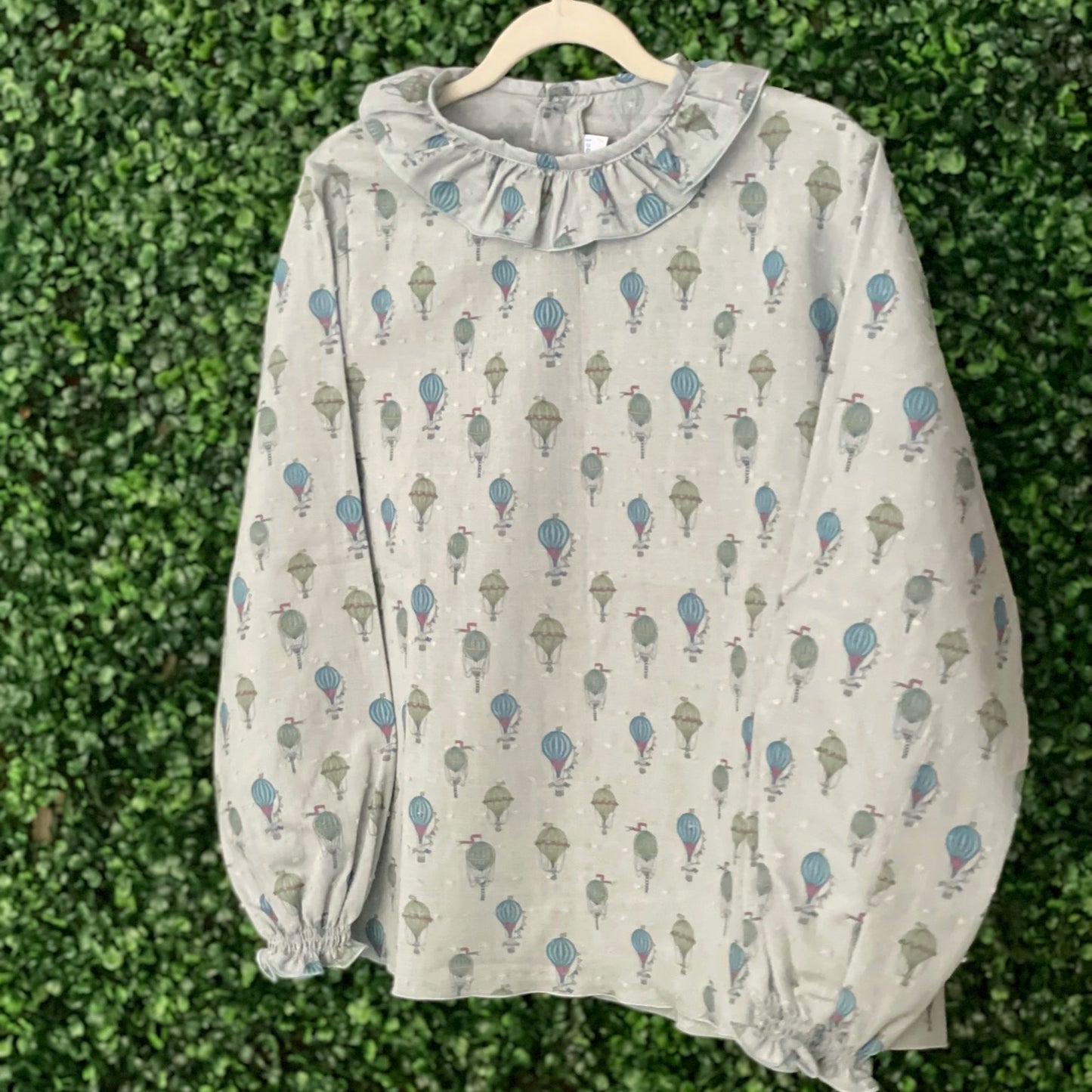 Flavia Shirt - Green Balloon