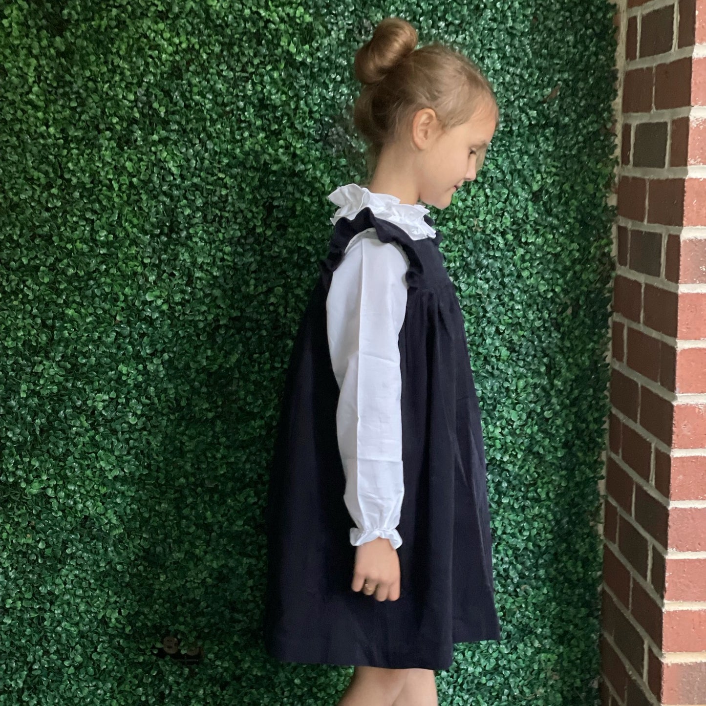 Corduroy Alessia Dress - Navy