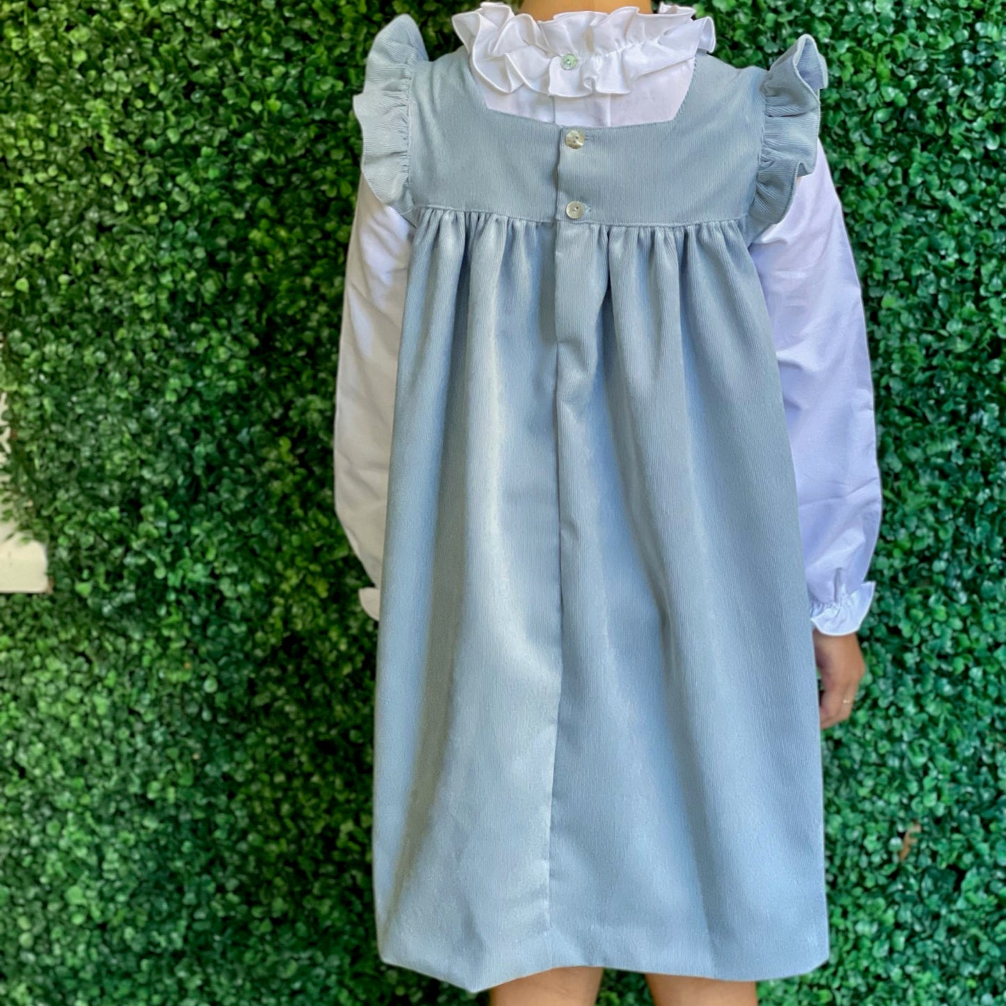 Corduroy Alessia Dress - Sky