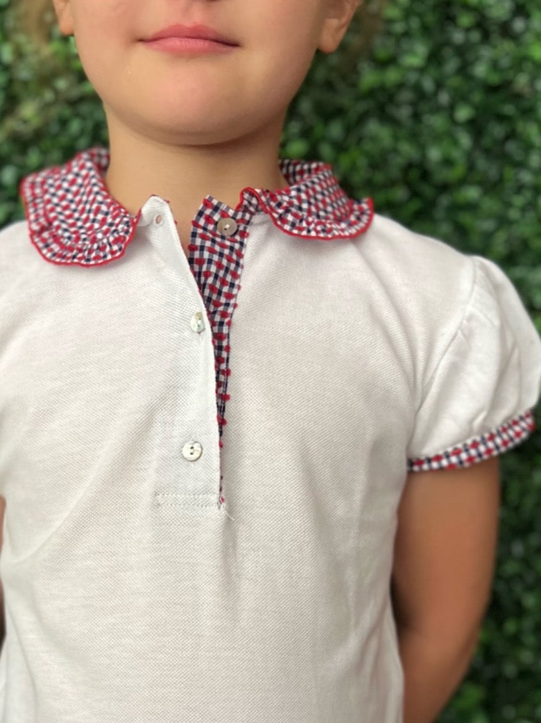 Polo Bimba - Green/Pink Liberty