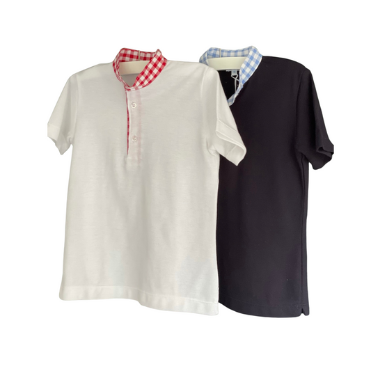 Polo Bimbo - Tab Collar