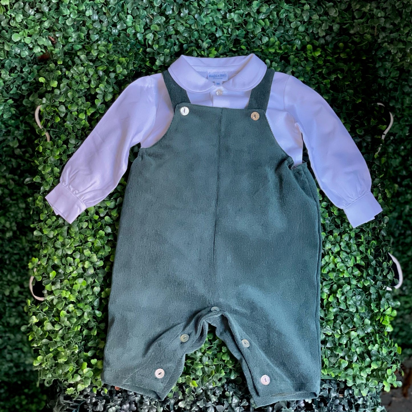 Corduroy Tomaso Overalls - Forest