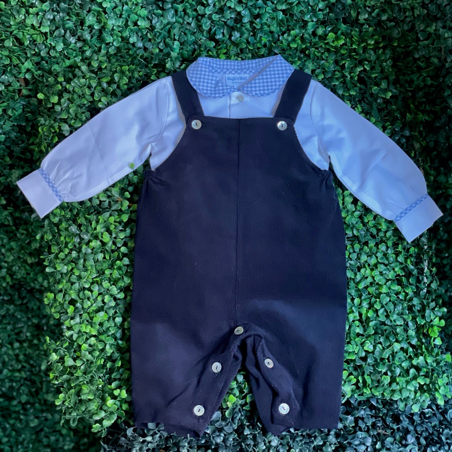 Neo Baby Shirt - Blue Check