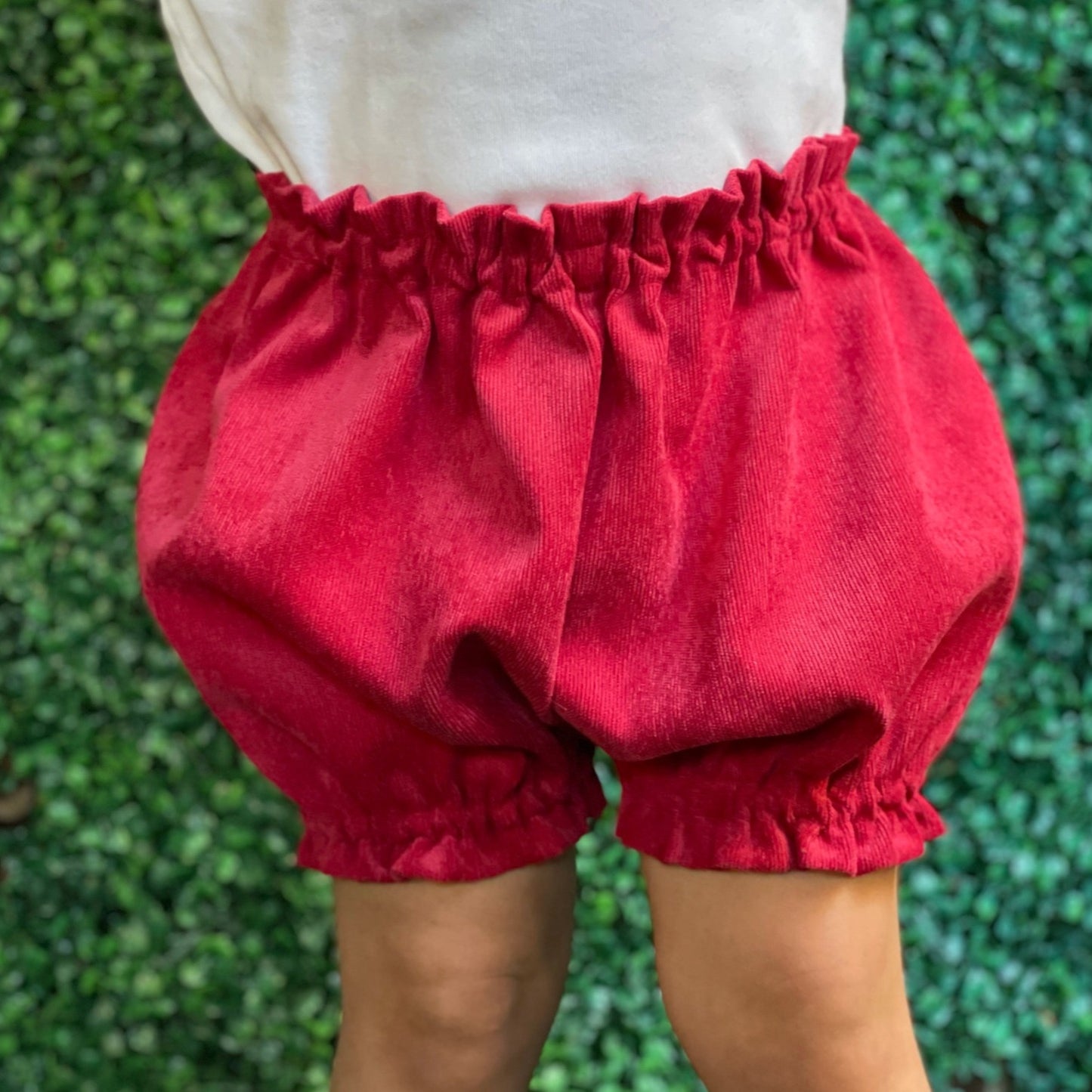 Corduroy Bloomers - Cranberry