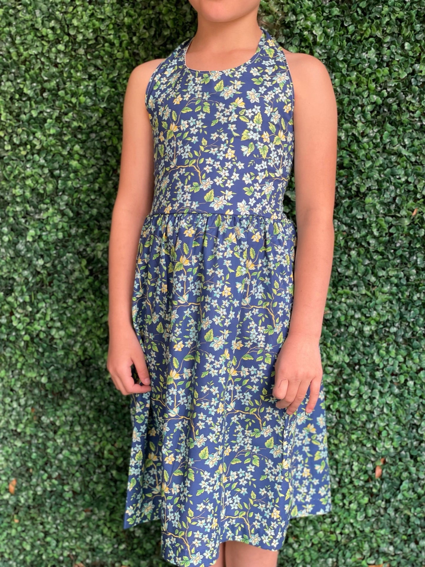 Capri Dress - Blue Floral