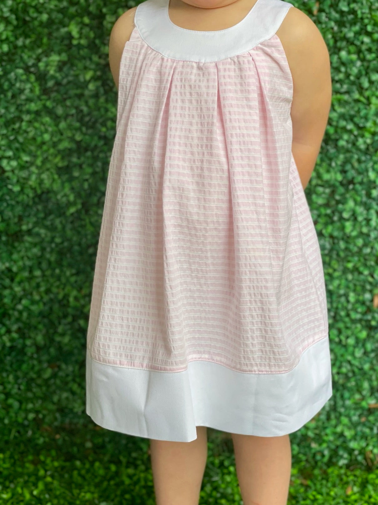 Marinella Dress - Pink Stripe