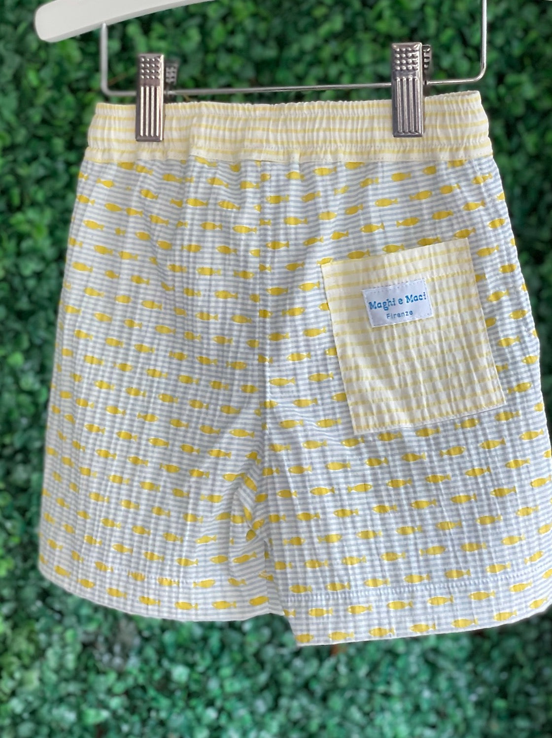 Swim Trunk - Yellow Fish