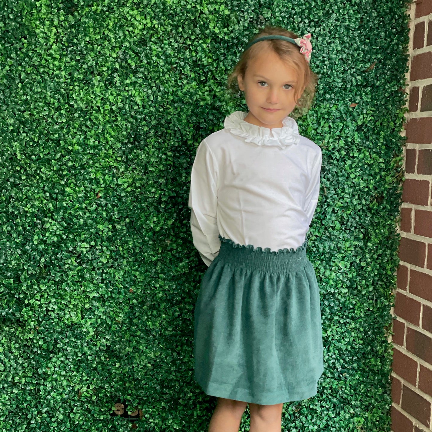 Corduroy Marilia Skirt - Forest