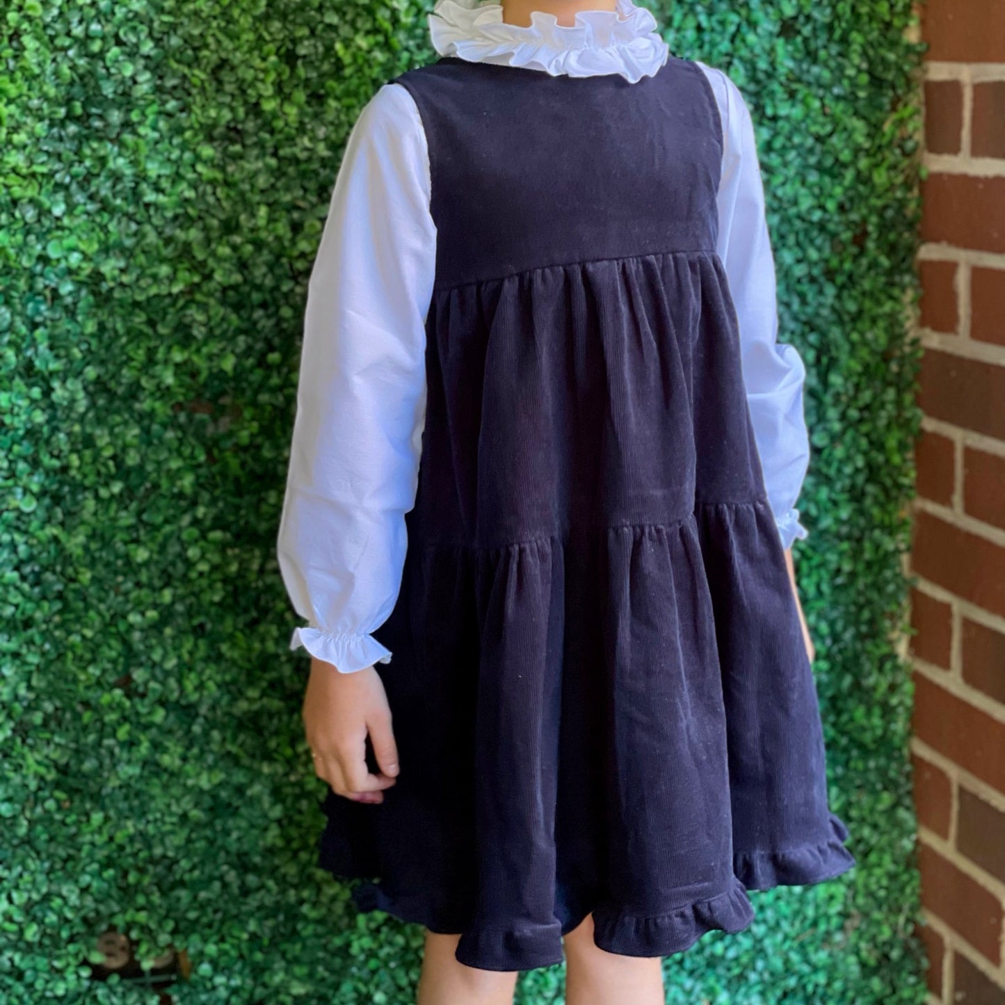 Corduroy Guia Dress - Navy