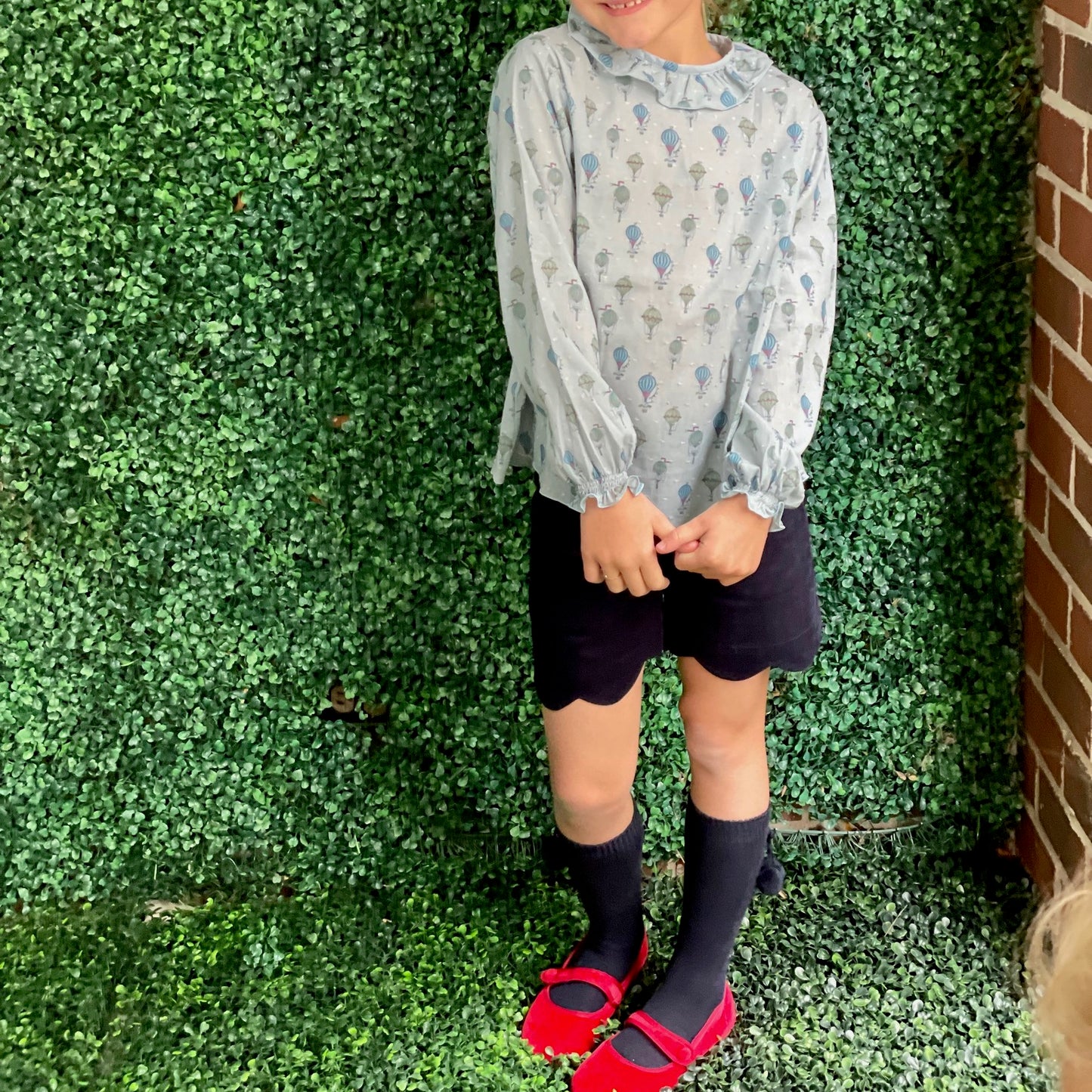 Flavia Shirt - Green Balloon
