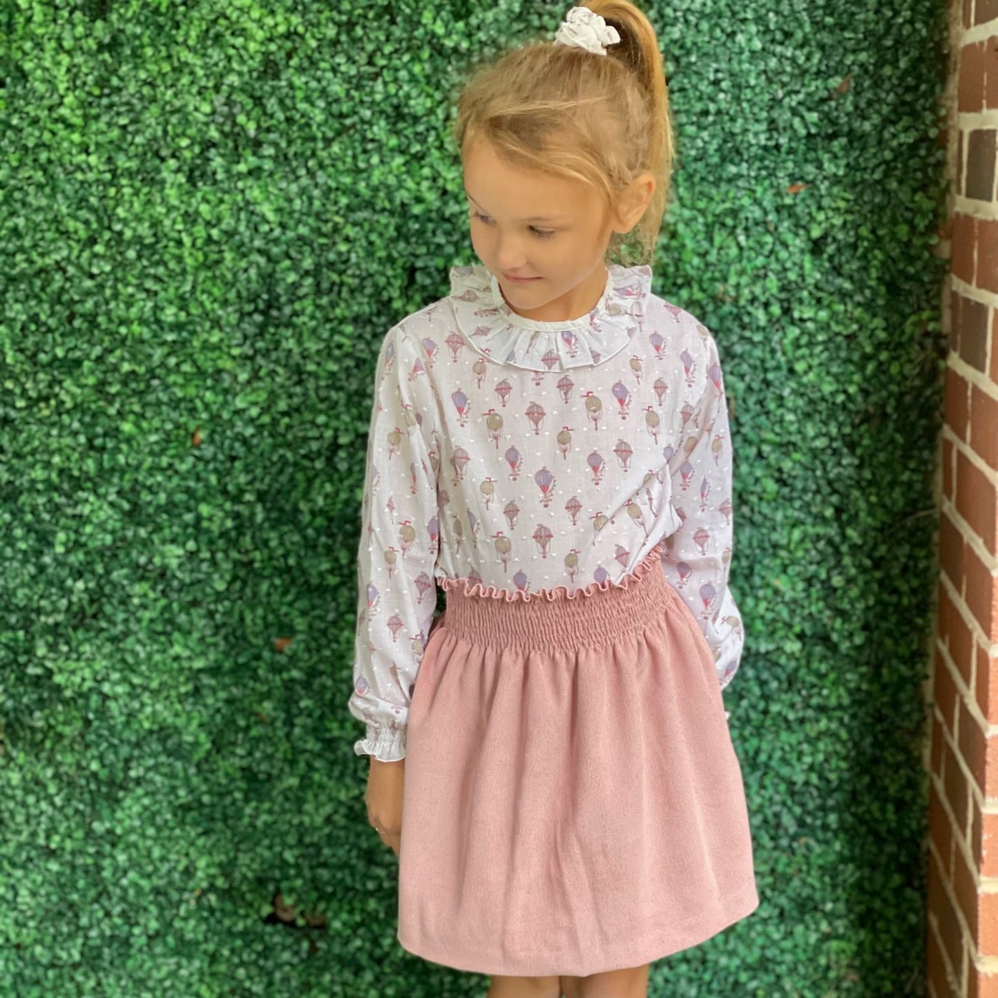 Corduroy Marilia Skirt - Peony