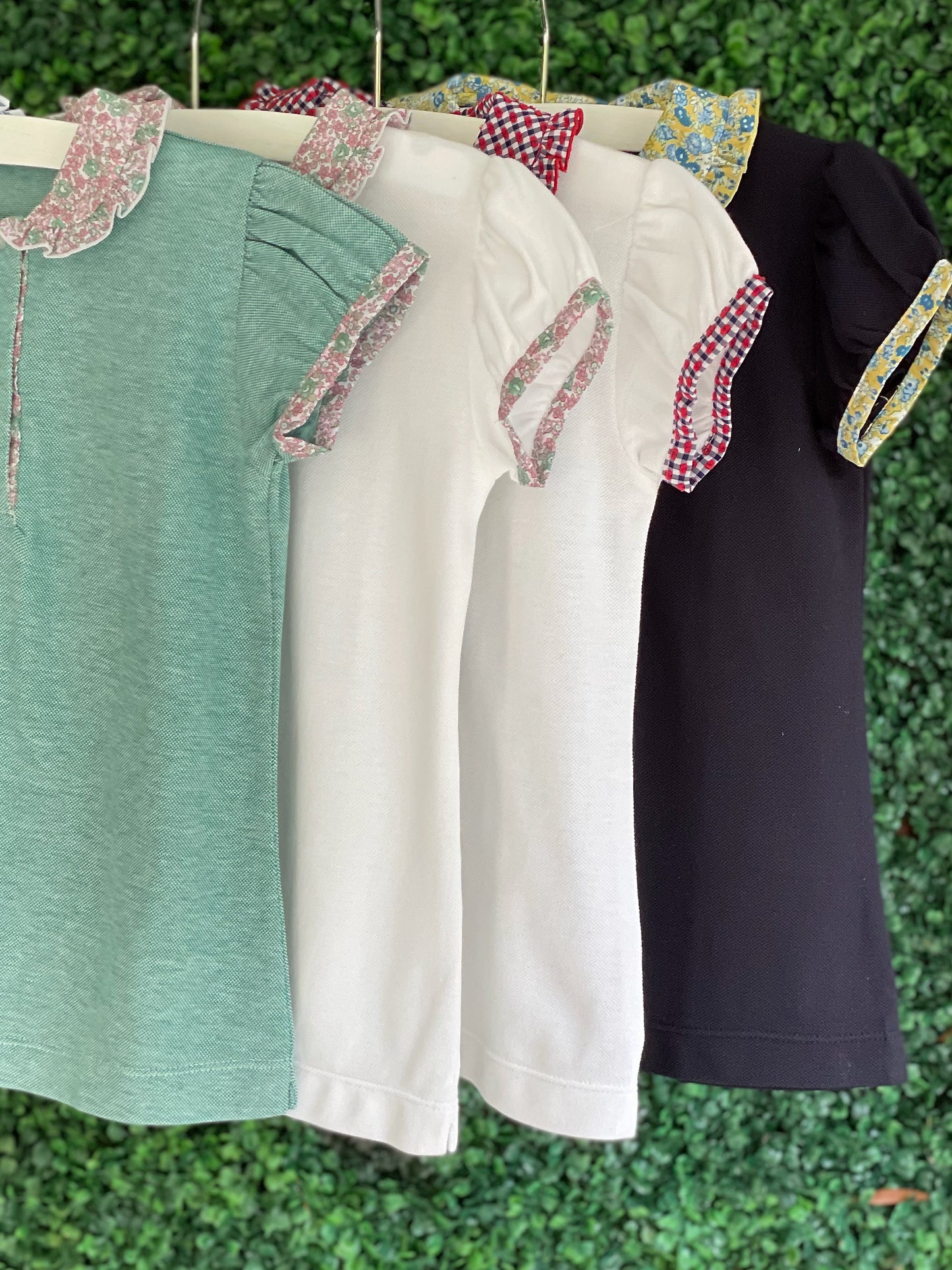 Polo Bimba - Green/Pink Liberty