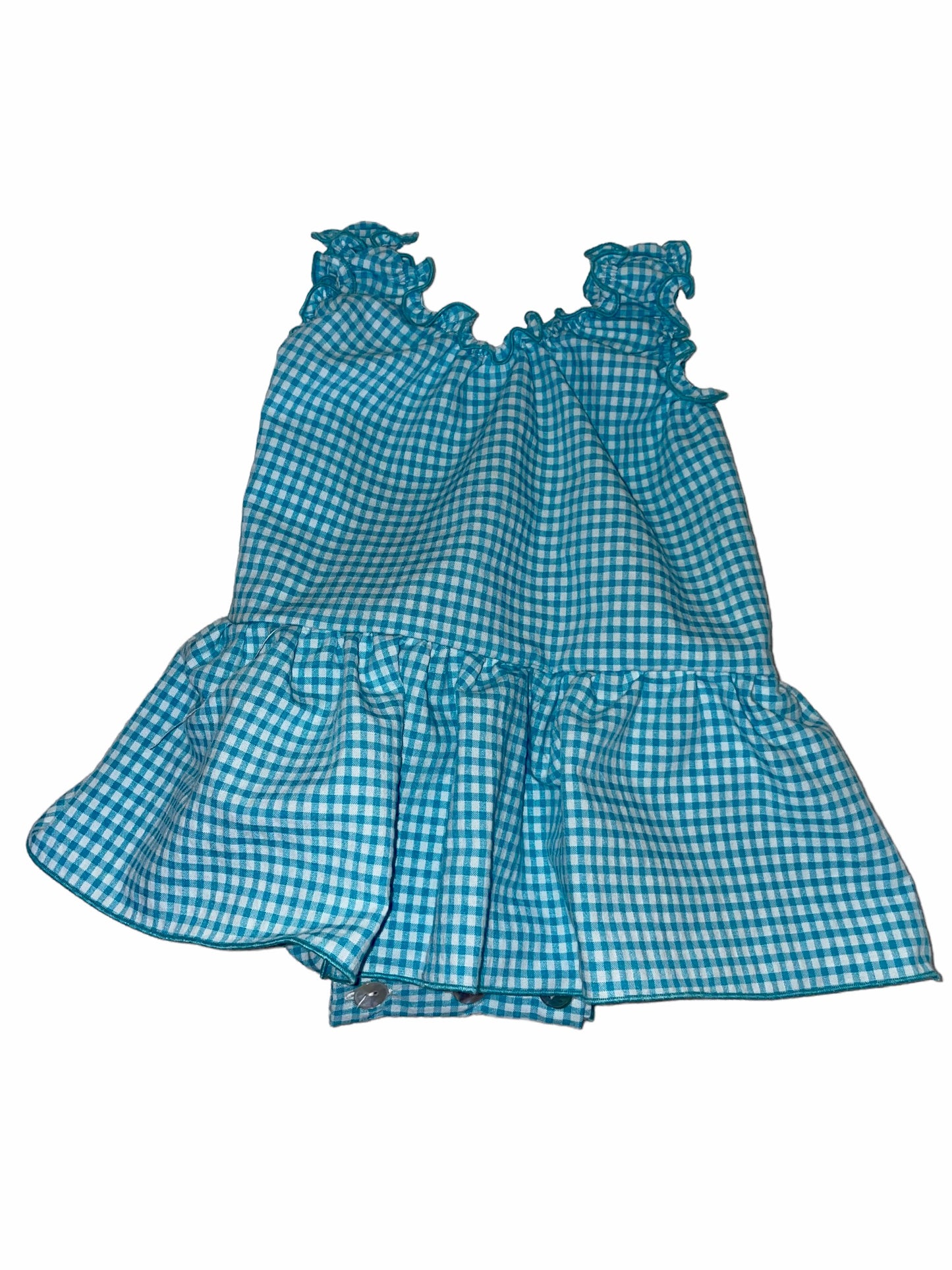 Sunsuit - Teal Gingham