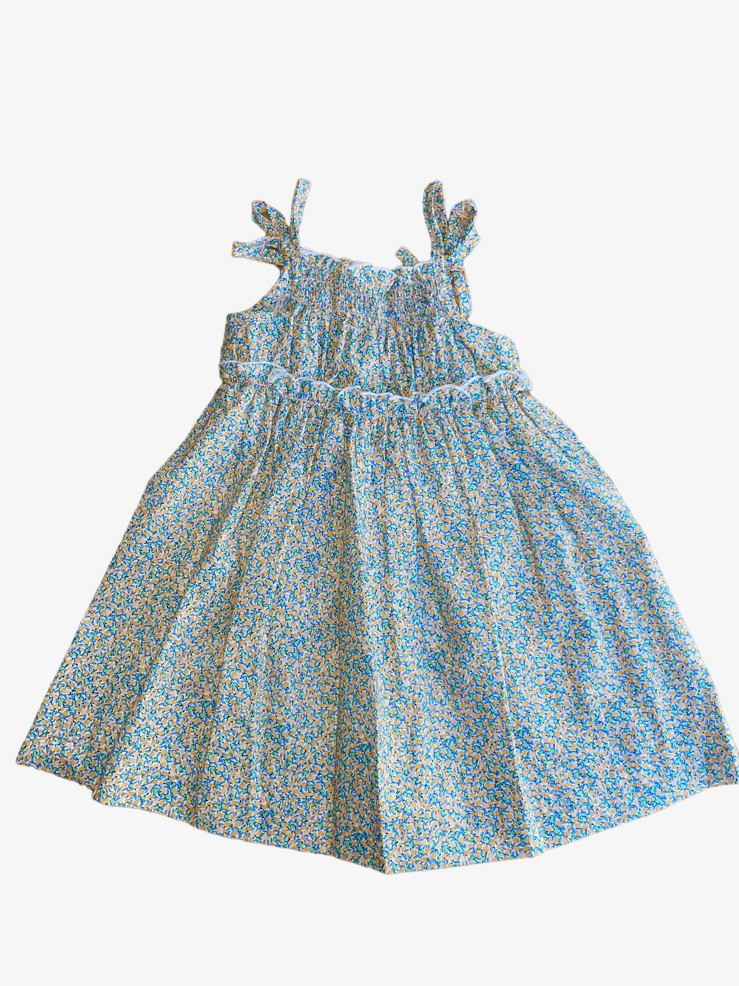 Silvia Dress - Yellow Floral