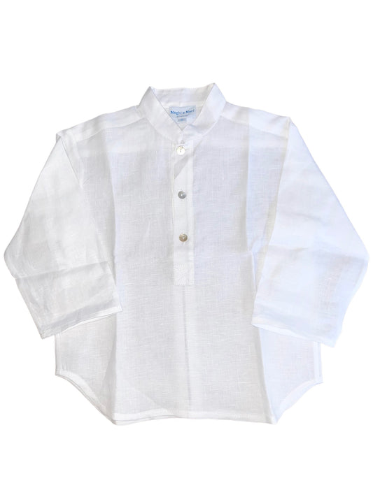 Leonardo Shirt - White Linen