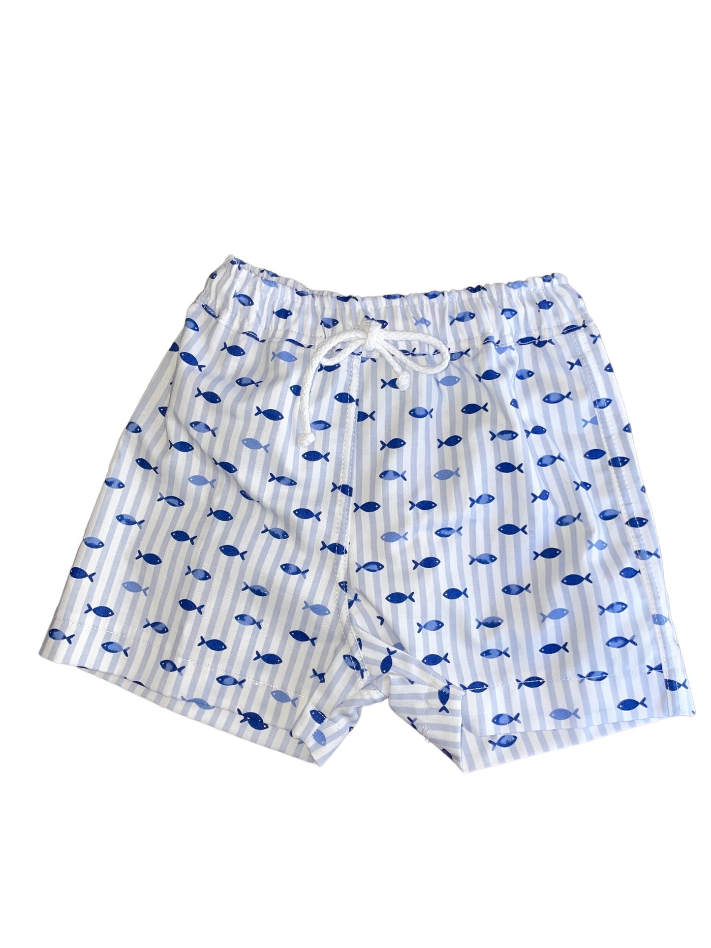 Swim Trunk - Blue Fish