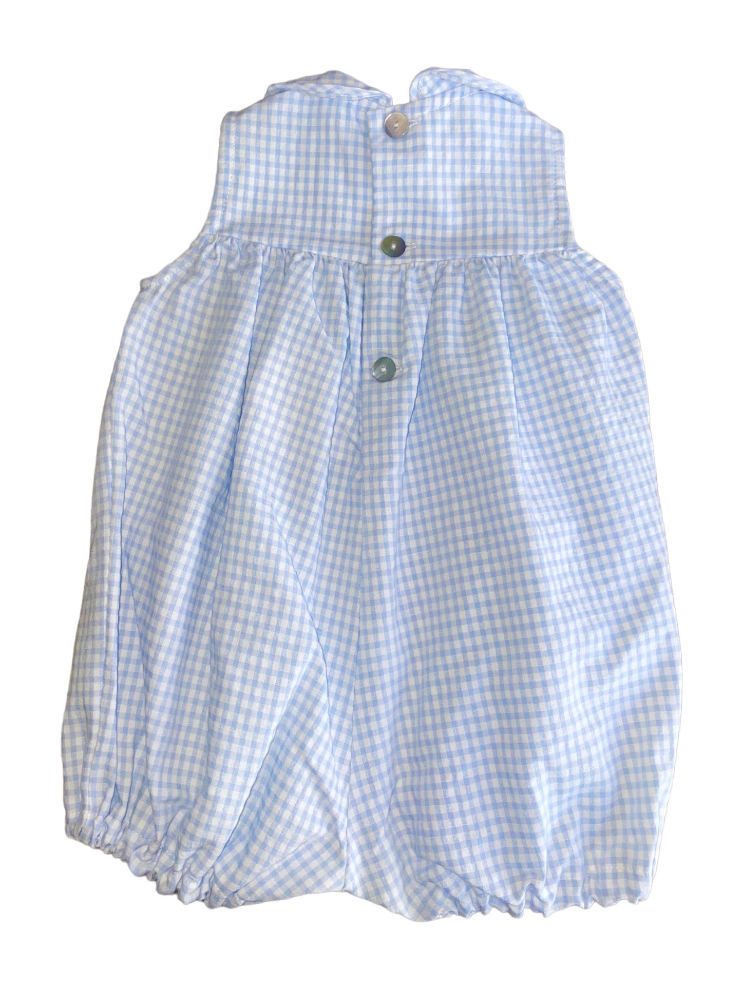 Dulce Romper - Light Blue Gingham