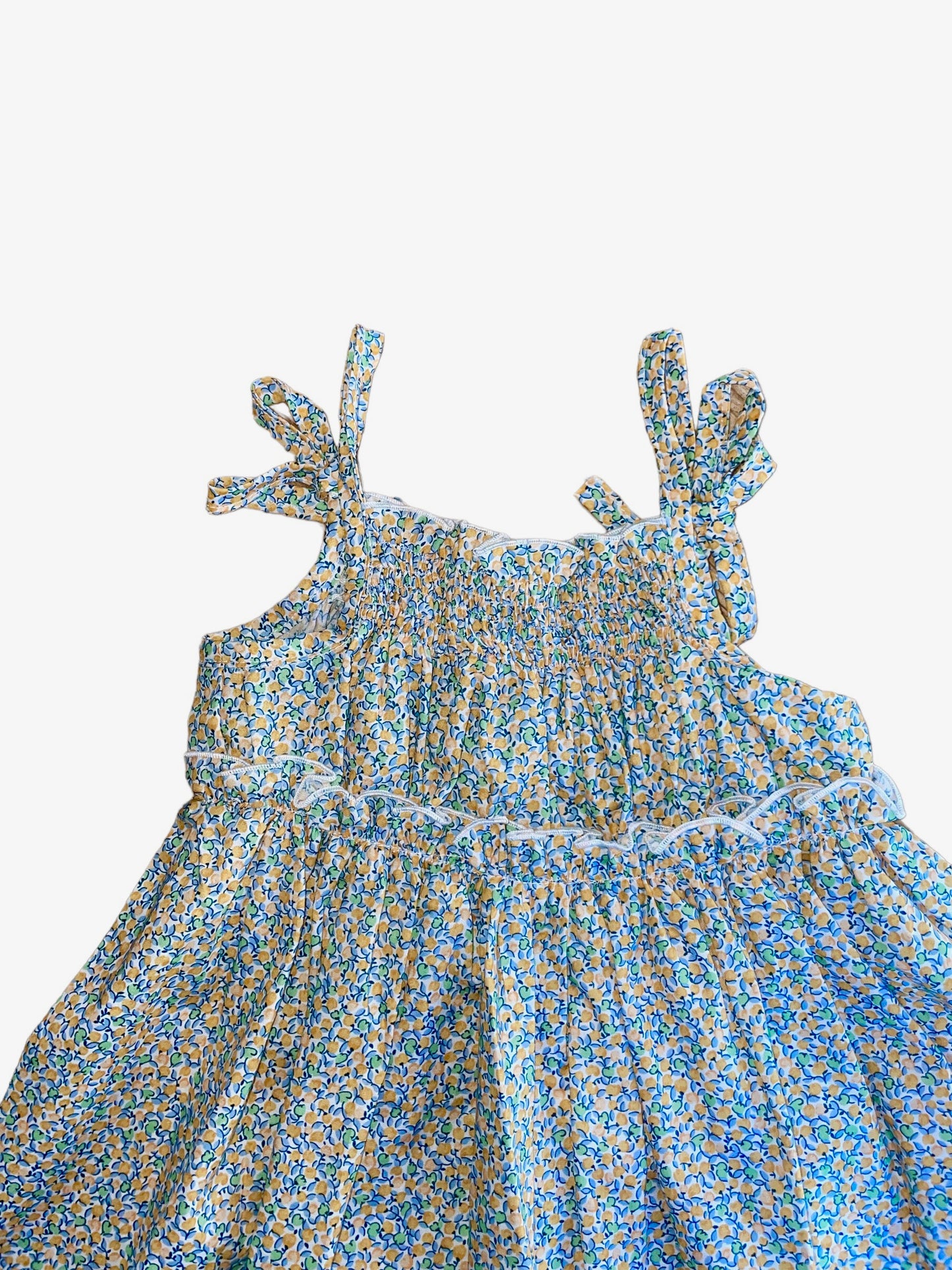 Silvia Dress - Yellow Floral