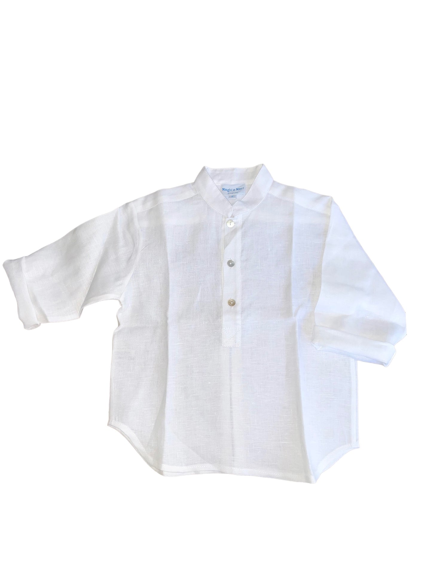 Leonardo Shirt - White Linen