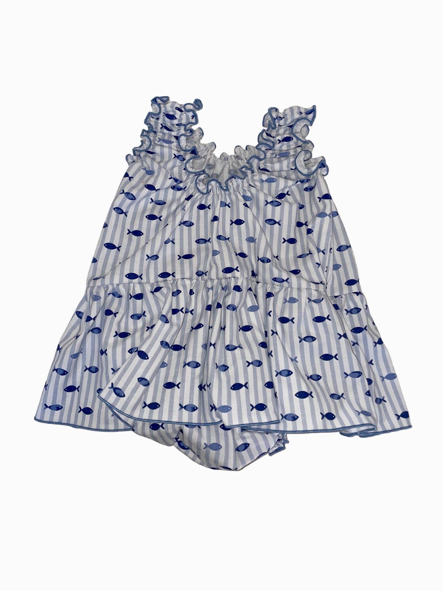 Sunsuit - Blue Fish