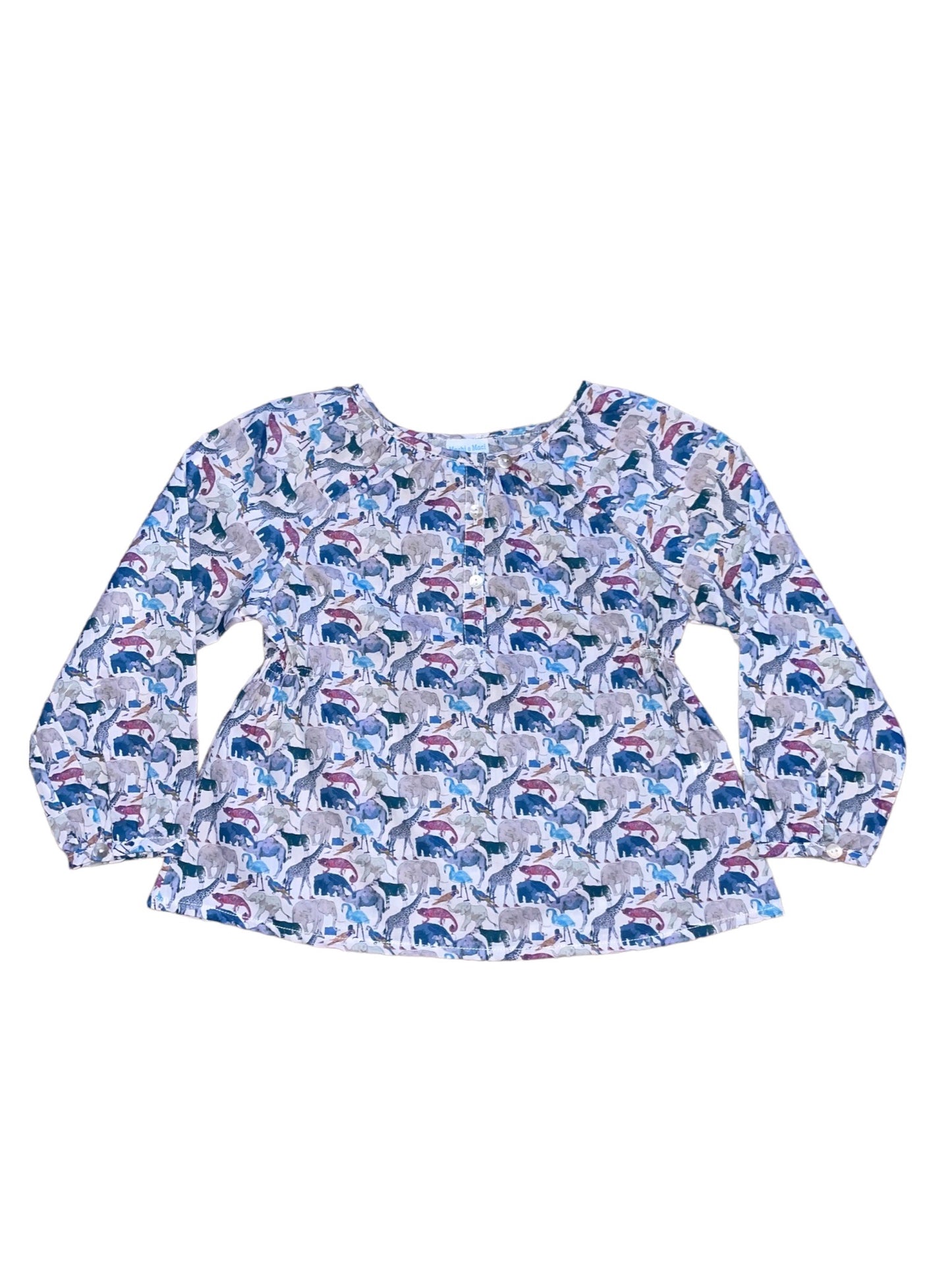 Girl Blouse - Liberty Animal
