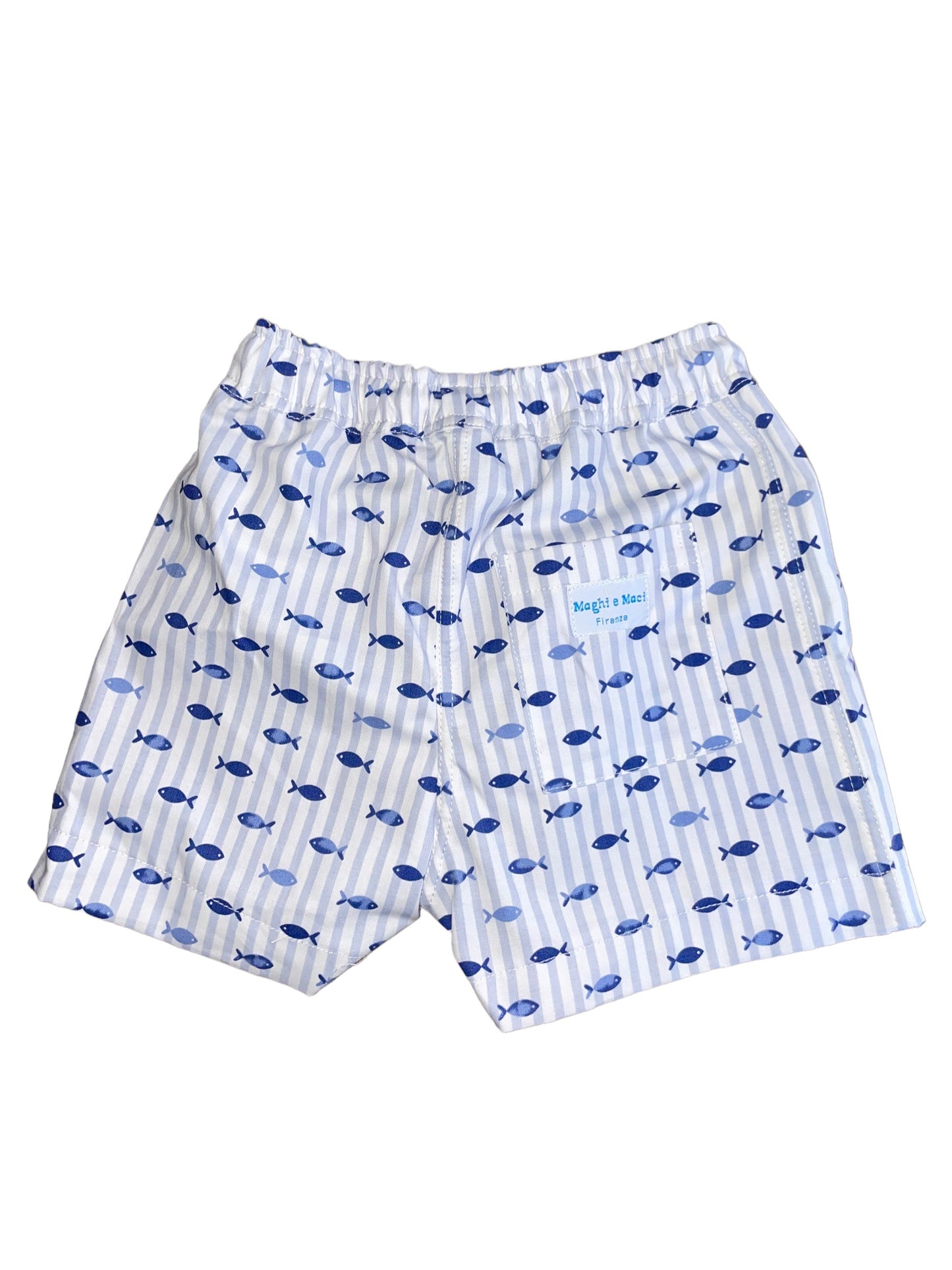Swim Trunk - Blue Fish