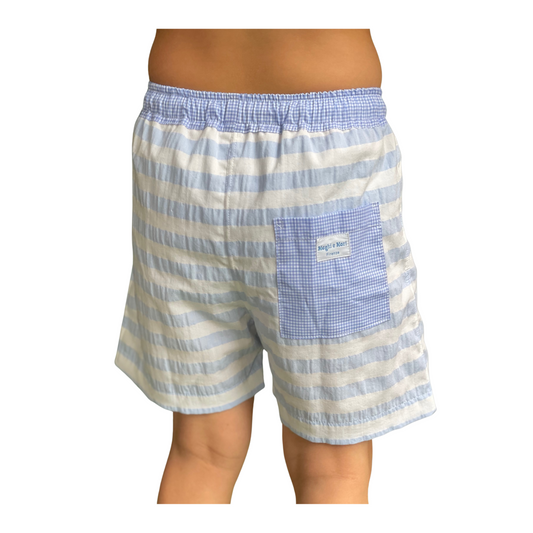 Swim Trunk - Blue Stripe