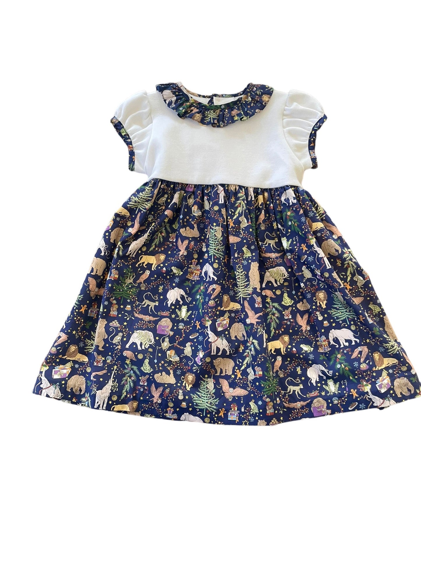 Bombola Dress - Holiday Animals Liberty