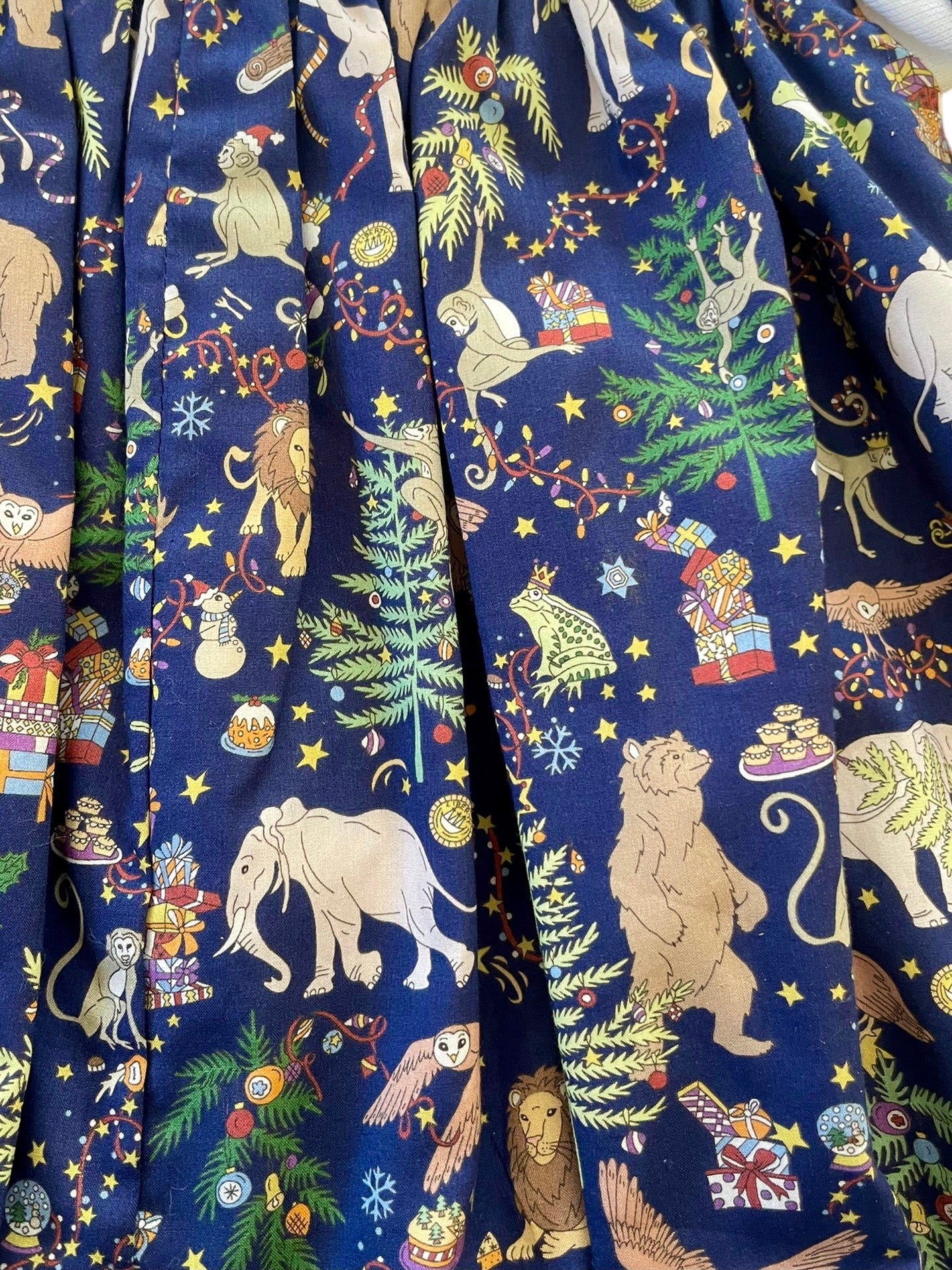 Bombola Dress - Holiday Animals Liberty