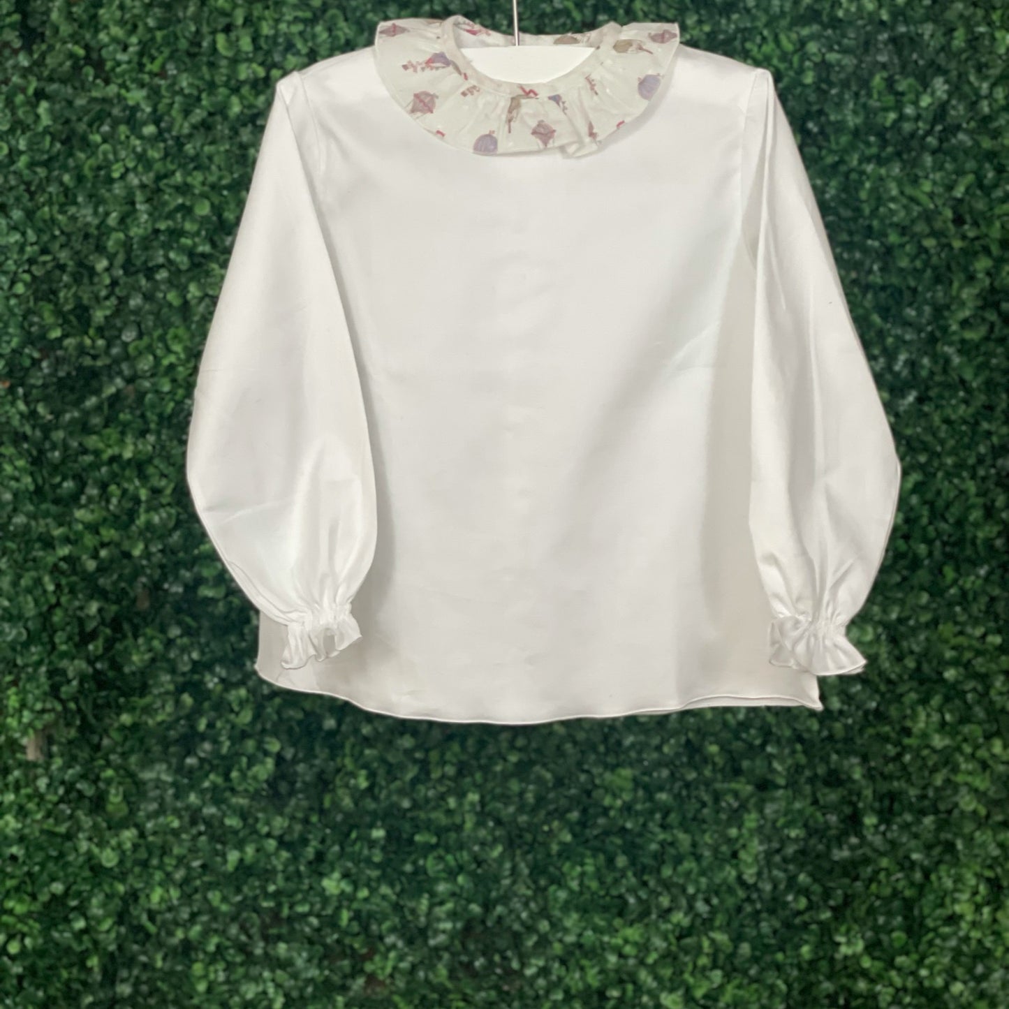 Flavia Shirt - Balloon Collar