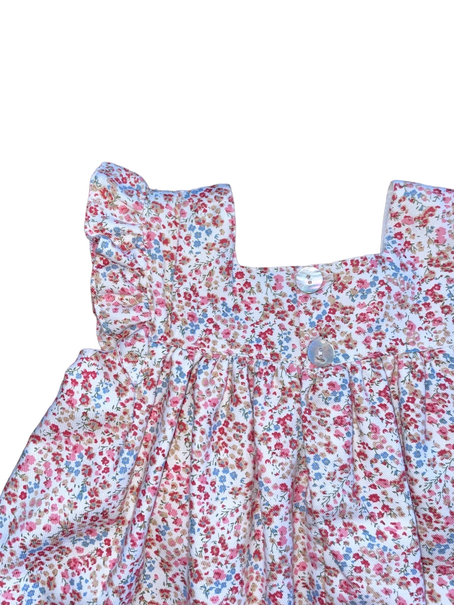 Alessia Baby Dress - Red Floral