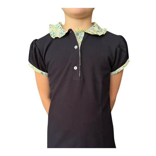 Polo Bimba - Navy/Yellow Liberty
